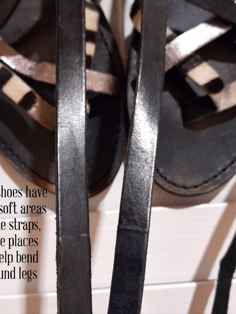 Freebird By Steven gladiator leather flat sandals sz 39 (8) - Picture 9 of 10